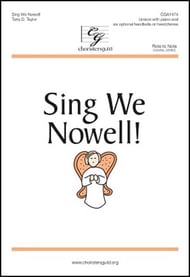 Sing We Nowell! Unison choral sheet music cover Thumbnail